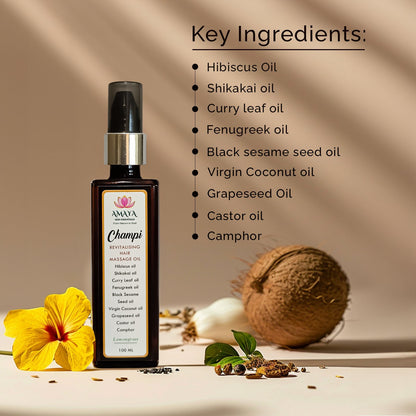 Onion Oil Potion Serum & Champi Revitalizing Hair Massage Oil