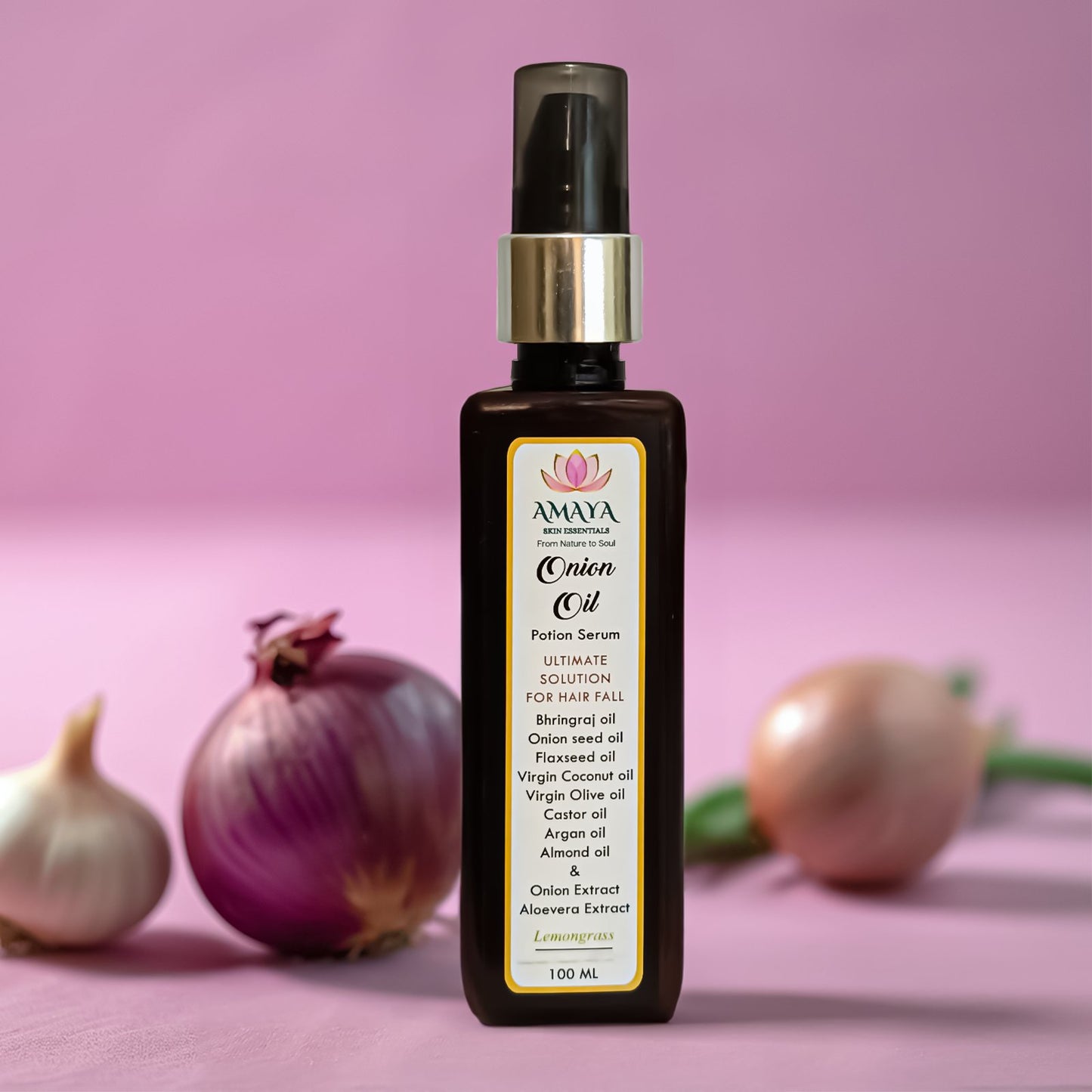 Onion Oil Potion Serum & Champi Revitalizing Hair Massage Oil