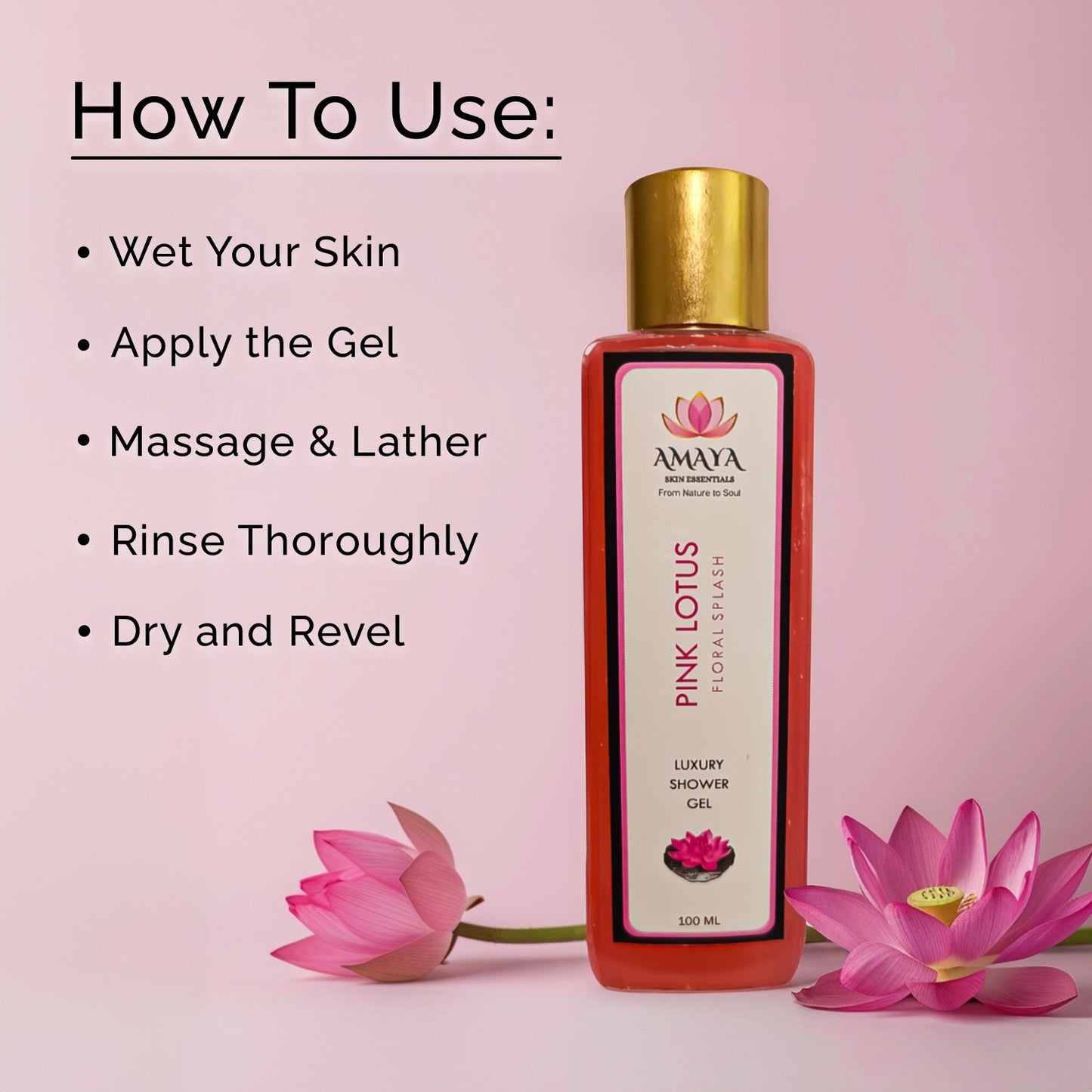 Pink Lotus Shower Gel