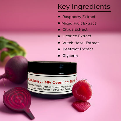 Raspberry Jelly Overnight Mask