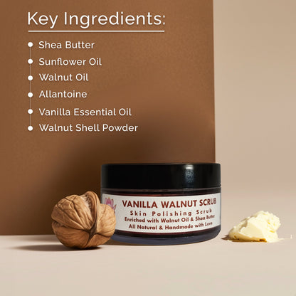 Vanilla Walnut Scrub